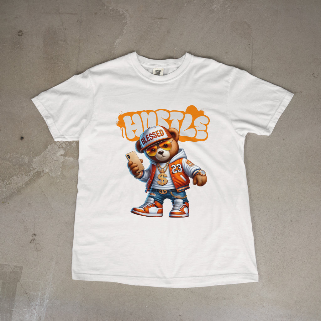 Hustle Bear tee