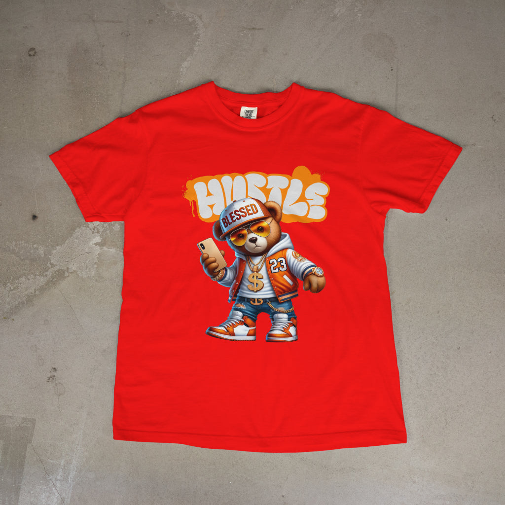 Hustle Bear tee